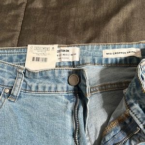 MID RISE GRAZER SKINNY JEANS